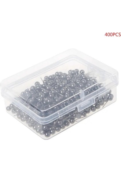 Siyah Altın Tarzı Altın Gümüş Renkli Harita Pu, Yuvarlak Plastik Kafa ve Çelik Nokta Başparmak Tack Ofis Okulu ile (Yurt Dışından)