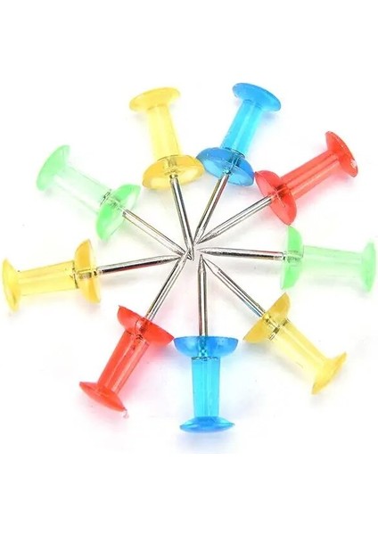 Uzunluk 10MM Tarzı Pcslot Renkli Raptiyeler Pu Maork Tahta Thumbtacks Putationery Butto Ofis Okul Malzemeleri (Yurt Dışından) indirimleri