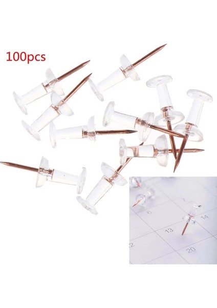 0,7x2,3 cm Stili Pcslot Renkli Raptiyeler Pu Maork Tahta Thumbtacks Putationery Butto Ofis Okul Malzemeleri (Yurt Dışından)