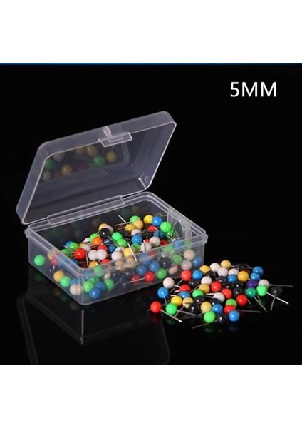 5mm Tarzı Harita Tacks Pulastic Head With Steel Point Cork Board Safety Lored Thumbtack Office Okul Tedarik (Yurt Dışından)