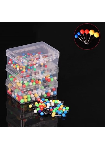 5mm Tarzı Harita Tacks Pulastic Head With Steel Point Cork Board Safety Lored Thumbtack Office Okul Tedarik (Yurt Dışından)