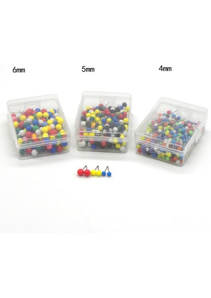 5mm Tarzı Harita Tacks Pulastic Head With Steel Point Cork Board Safety Lored Thumbtack Office Okul Tedarik (Yurt Dışından)