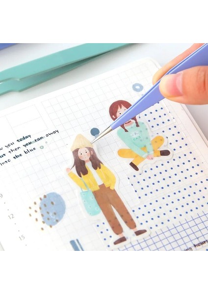 Puple 2 Adet Set Stili Karalama Defteri Sticker Washi Bant Hassas Cımbız Esd-15 Paslanmaz Çelik Dergisi Albümü Için Okul Ofis Malzemeleri Kırtasiye (Yurt Dışından) fiyatları