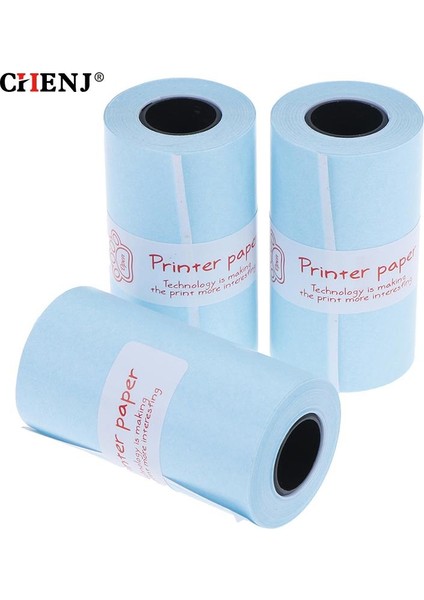 Pocket Paperang Fotoğraf Yazıcısı Için 3 Rollslot Termal Baskı Rulo Kağıt Çıkartmaları x (Yurt Dışından)