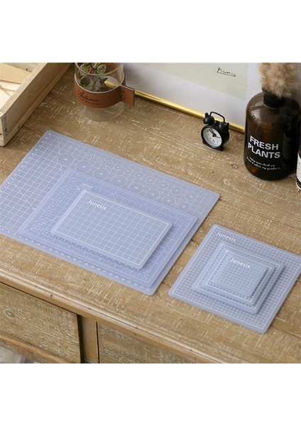 C Stili Pvc Kesme Matı Patchwork Kesim Pedi Kauçuk Oyma Sanatı Manuel Alet Çift Taraflı Kendi Kendini Iyileştiren Kesici Tahta Çok Boyutlu Yarı Saydam (Yurt Dışından)
