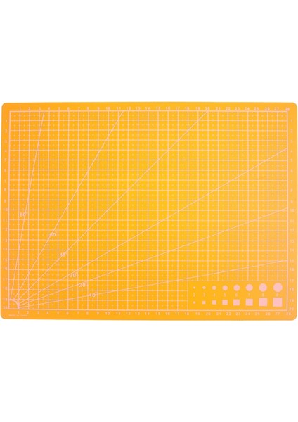 Turuncu Tarzı *22CM Çift Taraflı Kesme Matı A4 Dayanıklı Kendiliğinden Iyileşen Kesim Pedi Patchwork Aracı El Yapımı Kesme Plakası Karanlık Okul Malzemeleri (Yurt Dışından)