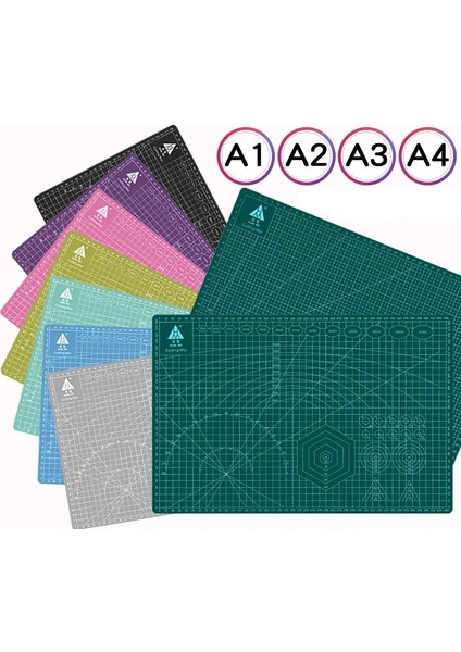 Açık Mavi Stil A3 Paspas A3 Pvc Kesme Tahtası Mat Patchwork Mat Kesme Mat Patchwork Aracı Manuel Diy Aracı Çift Taraflı Kendiliğinden Iyileşen Gravür Versiyonu (Yurt Dışından) modelleri