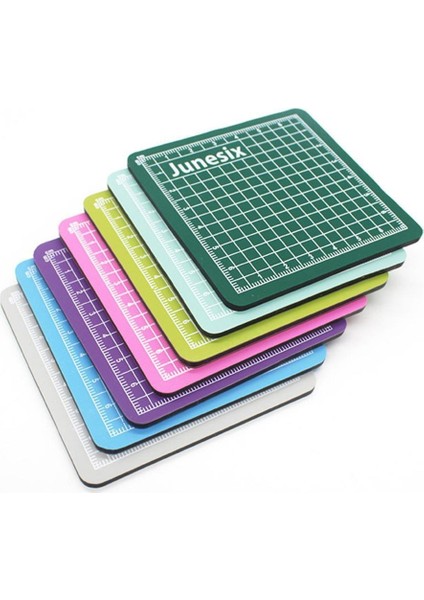 Pembe Stil 6X6CM Mini Pvc Dayanıklı Kaymaz Kesme Matı Scrapbooking Için Kesim Pedi Oyma Yumuşak Kendini Iyileştiren Kesici Tahta Sanat Manuel Aracı (Yurt Dışından) fiyatları