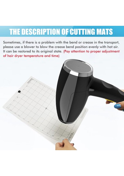 2 Adet Tarzı Silhouette Cameo Için Kesme Matı [standart Tutuş, Inç, 1 Paket] Yapıştırıcı ve Yapışkan Kaymaz Esnek Izgaralı Kesim Paspasları (Yurt Dışından) indirimleri