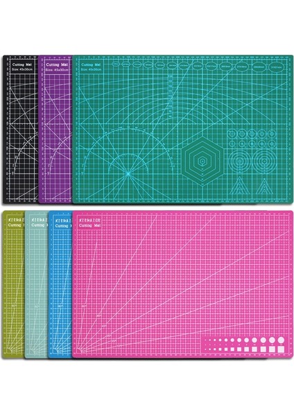 Yeşil Stil A4 22X30X0.3CM A2 Kesme Paspası Çift Taraflı Patchwork Kesim Pedi Patchwork Araçları Manuel Kendin Yap Modeli Takım Kesme Tahtası Kendiliğinden Iyileşen Karton A3 A4 (Yurt Dışından) fiyatları