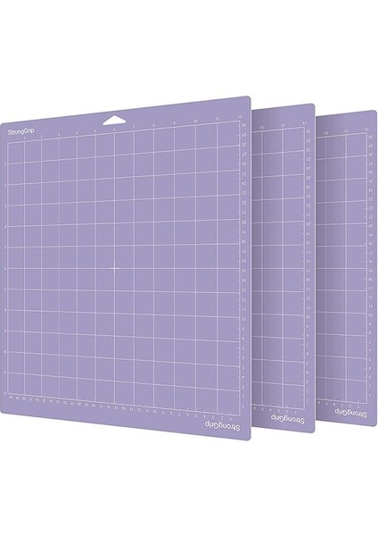 Güçlü Tutuş Stili 3ADET Karışık Renkli Oyma Makinesi Taban Plakası Kesme Matı Cricutcameo 4 Için Yapışkanlı Pvc Kesme Paspasları ile (Yurt Dışından)