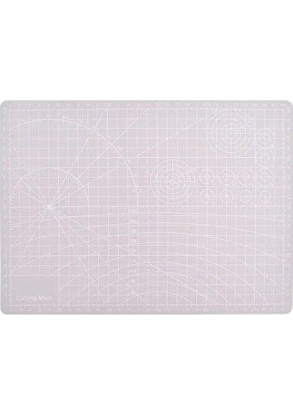 Gri Tarzı Dıy Dikiş El Sanatları Için Kesme Matı A4 Sağlam Döner Kesme Matı Kaymaz Yüzey Karalama Defteri Kumaş Uy8 (Yurt Dışından)