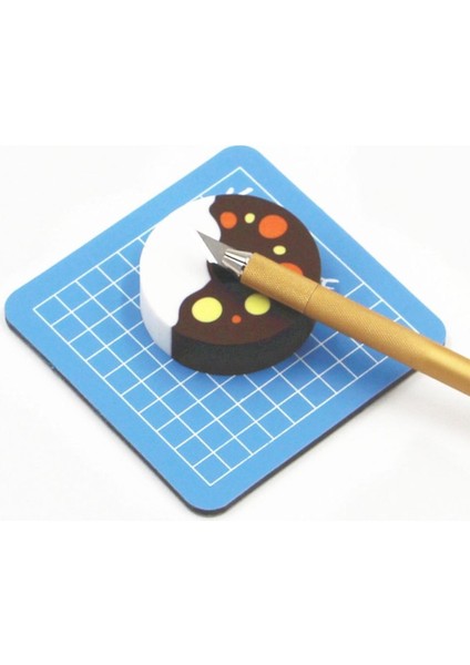 Gri Stil 6X6CM Mini Pvc Dayanıklı Kaymaz Kesme Matı Scrapbooking Için Kesim Pedi Oyma Yumuşak Kendini Iyileştiren Kesici Tahta Sanat Manuel Aracı (Yurt Dışından) fırsatları