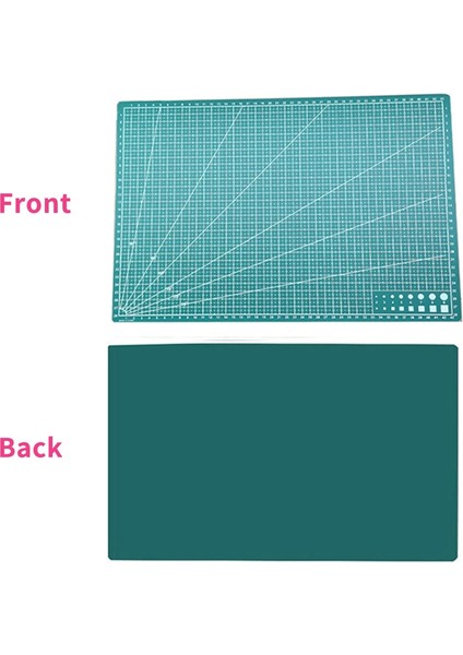 Yeşil Stil A4 A3A4A5 Pvc Kesme Matı Kesme Pedi Patchwork Kesim Pedi Patchwork Araçları Manuel Takım Kesme Tahtası Çift Taraflı Kendi Kendini Iyileştiren (Yurt Dışından)