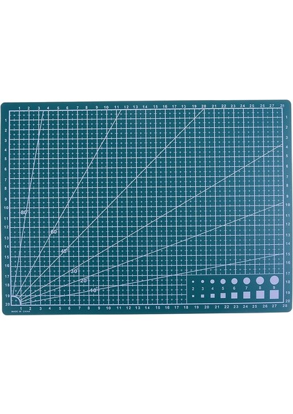 A4 Yeşil Stil Çift Taraflı A4 Kesme Matı Dayanıklı Kesme Tahtası Pedi Patchwork Araçları Dikiş Aracı Kesim Karton Okul Kiti Kırtasiye (Yurt Dışından)