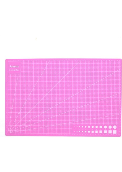 Pembe Stil A4 22X30CM A2 Pvc Kesme Matı Çift Taraflı Patchwork Kesim Pedi Manuel Kendin Yap Modeli Araçları Aksesuar Kırtasiye Plaka Kesme Tahtası Kendi Kendini Iyileştiren (Yurt Dışından)