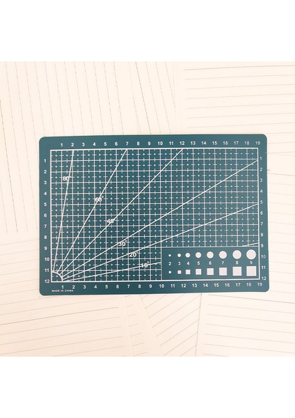 A5YEŞIL Stil A5 Pvc Kesme Matı Kesme Pedi Patchwork Anti-Statik Manuel Dıy Kesme Tahtası Çift Taraflı LCD Onarım Araçları (Yurt Dışından)