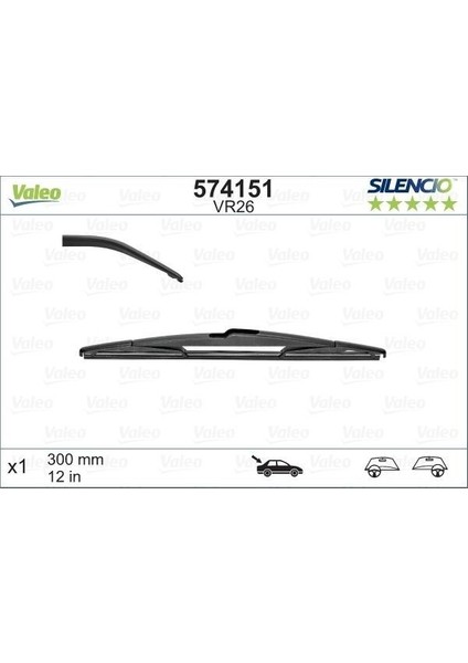 Silecek Süpürgesi Arka Hyundaı I20 Bc3 2020- (300MM)