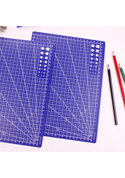 A5 Mavi Stil Pvc Kesme Matı A4A5 Deskpad Patchwork Kesim Pedi Dayanıklı Dıy El Yapımı Araçlar Scrapbooking Kendi Kendini Iyileştiren Kesme Plakası Sanat Aracı Kitleri (Yurt Dışından)