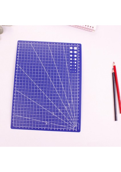 A5 Mavi Stil Pvc Kesme Matı A4A5 Deskpad Patchwork Kesim Pedi Dayanıklı Dıy El Yapımı Araçlar Scrapbooking Kendi Kendini Iyileştiren Kesme Plakası Sanat Aracı Kitleri (Yurt Dışından)