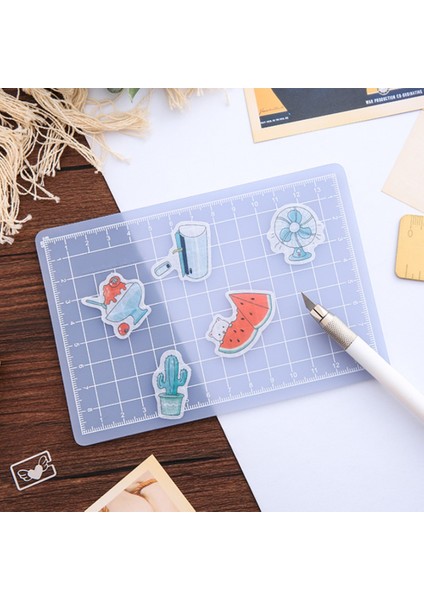 1 Takım Kalem Bıçağı Stili Çok Boyutlu Pvc Kesme Matı Patchwork Kesim Pedi Araçları Dayanıklı Dıy El Yapımı Kendi Kendini Iyileştiren Kesme Plakası Oyma Sanatı Aracı Cricut Araçları (Yurt Dışından) indirimleri