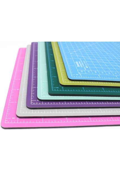 G Tarzı A5 22X15CM Taraflı Kesme Matı A5 Dayanıklı Kesim Pedi Patchwork Aracı Karton Kesme Aleti Kesme Tahtası Kendi Kendini Iyileştiren Kraft El Işi Kağıdı Kesme Pedi (Yurt Dışından)
