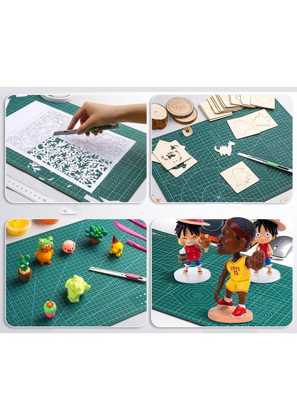 Mor Tarzı A3 Paspas A3 Pvc Kesme Tahtası Mat Patchwork Mat Kesme Mat Patchwork Aracı Manuel Diy Aracı Çift Taraflı Kendiliğinden Iyileşen Gravür Versiyonu (Yurt Dışından) indirimleri