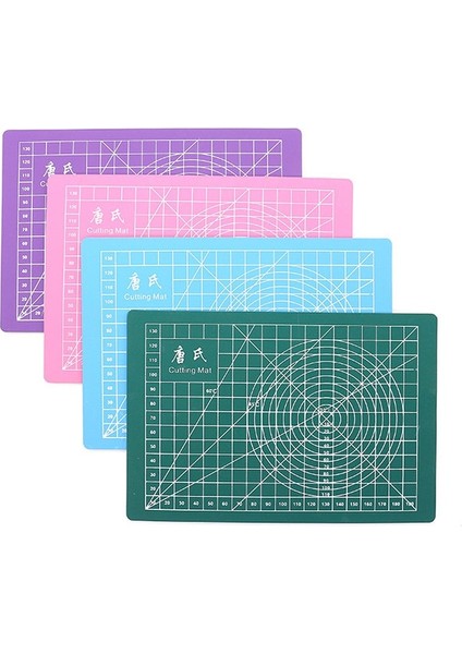 Pembe Stil A4 Çift Taraflı Bir Kesme Matı Izgara Hattı Kendi Kendini Iyileştiren Tezgah Patchwork Kesim Pedi Dıy Bıçak Oyma Deri Kesme Tahtası (Yurt Dışından)