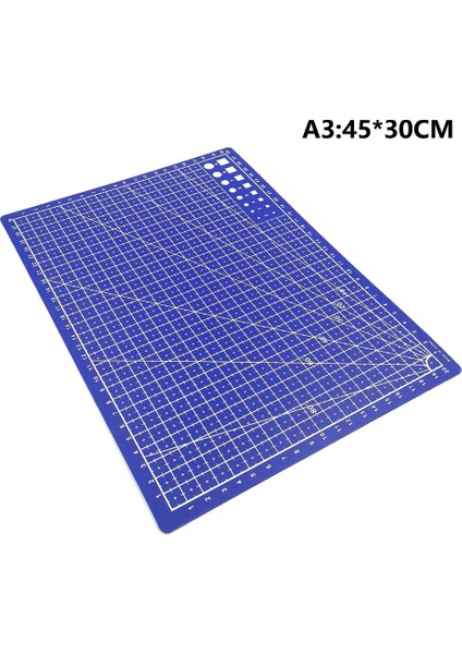 Mavi Stil A3 Pvc Kesme Matı Deskpad Patchwork Kesim Pedi Dayanıklı Dıy El Yapımı Araçları Scrapbooking Kendi Kendini Iyileştiren Kesme Plakası Sanat Aracı Kitleri (Yurt Dışından)