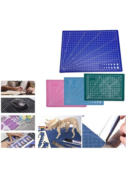 D Stili A3 1 Adet A3 Kesme Tahtası Kesme Matı Pedi Patchwork Kesim Pedi Çift Taraflı Kendi Kendini Iyileştiren (Yurt Dışından) modelleri