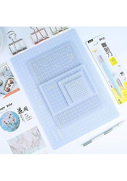 1 Stil Ayarla Yarı Saydam Kesme Pedleri El Kitabı Etiket Lastik Damga Pedleri Kesme Tahtaları Dayanıklı Diy Pvc Kesme Paspasları Gravür Kalem Bıçağı (Yurt Dışından) modelleri