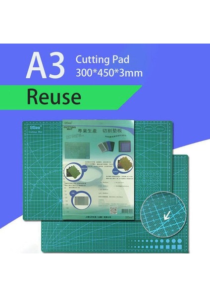 6 A3 Stili A3 Pvc Kesme Matı Kesme Pedi Patchwork Kesim Pedi A3 Patchwork Araçları Manuel Diy Aracı Çift Taraflı Kendiliğinden Iyileşen Kesme Tahtası (Yurt Dışından) modelleri