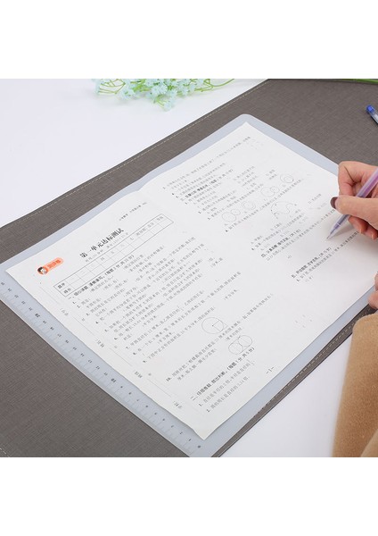 Pembe 5 Adet Tarzı A4 A4 Kesme Paspasları Buzlanma Kalınlaşma Yumuşak Pvc Destek Plakası Masa Minderi Ofis Öğrenci Yazma Malzemeleri Renk Cetvel Kesme Pedi (Yurt Dışından)