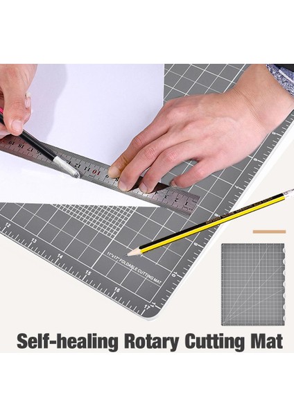Kesme Mat Kesim Pedi Patchwork Aracı El Yapımı Kesme Plakası Karanlık Okul Kaynağı Kendi Kendini Iyileştiren Döner Kesme Matı Kapitone Dikiş Için (Yurt Dışından)