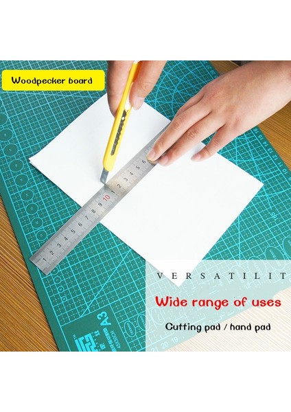 A5 150X220MM Stili A2A3A4A5 Çift Taraflı Kesme Pedi Büyük Masaüstü Öğrenci Diy El Hesabı Sanat Oyma Bıçağı Kesme Kağıdı Kauçuk Conta Oyma Pedi (Yurt Dışından)