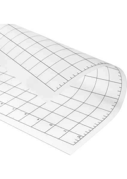 3 Adet Yedek Kesme Mat Şeffaf Yapışkanlı Mat Pad Ölçme Izgarası ile 12 ile 12-Inch Siluet Cameo Plotter Makinesi Için (Yurt Dışından)