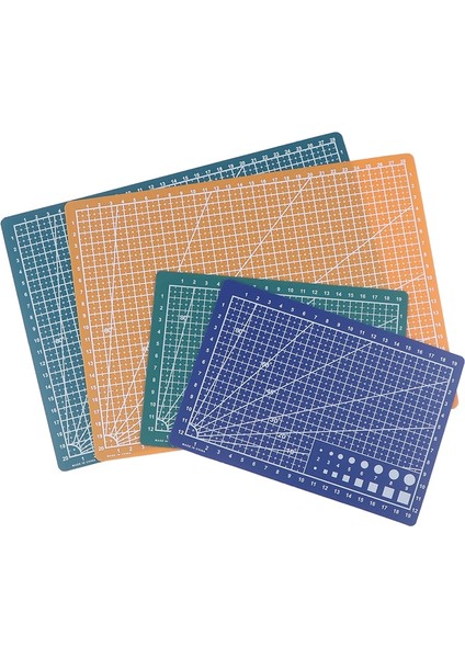 A4 Yeşil Stil A4 A5 Pp Çift Taraflı Izgara Çizgileri Kesme Tahtası Mat Kendiliğinden Iyileşen Kesme Pedi Dıy 30*22CM(A4)*15CM(A5) (Yurt Dışından) fiyatları