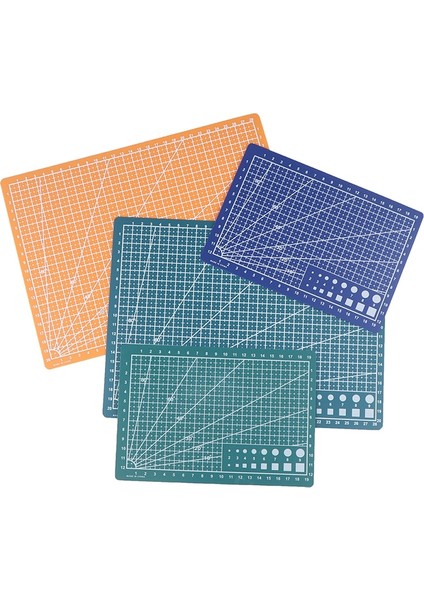 A4 Yeşil Stil A4 A5 Pp Çift Taraflı Izgara Çizgileri Kesme Tahtası Mat Kendiliğinden Iyileşen Kesme Pedi Dıy 30*22CM(A4)*15CM(A5) (Yurt Dışından) modelleri