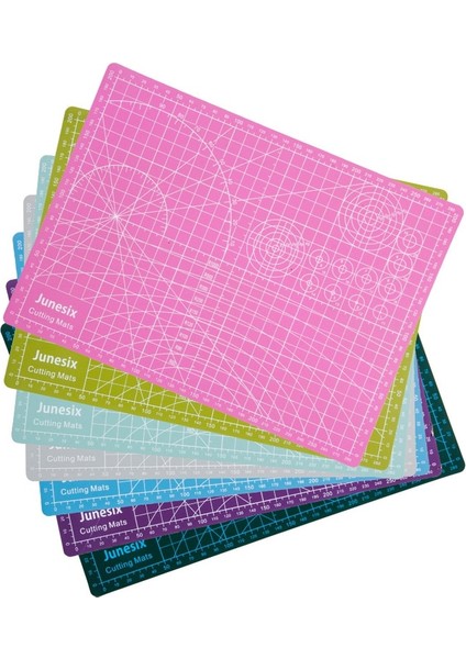 Mavi Stil A3 450MM-300MM Cricut A3 A4 A5 Kesme Paspasları Pvc Dikdörtgen Izgara Çizgileri Kendinden Şifa Kurulu Aracı Kumaş Deri Kağıt El Sanatları Dıy Araçları Plaka Pedi Sanat (Yurt Dışından)
