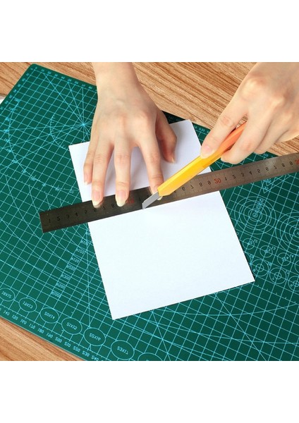 Açık Gri Stil A3 Paspas A3 Pvc Kesme Tahtası Mat Patchwork Mat Kesme Mat Patchwork Aracı Manuel Diy Aracı Çift Taraflı Kendiliğinden Iyileşen Gravür Versiyonu (Yurt Dışından) fırsatları