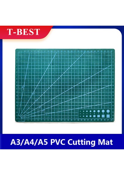 Yeşil Stil A3 A3A4A5 Pvc Kesme Matı Kesme Pedi Patchwork Kesim Pedi Patchwork Araçları Manuel Takım Kesme Tahtası Çift Taraflı Kendi Kendini Iyileştiren (Yurt Dışından) fiyatları