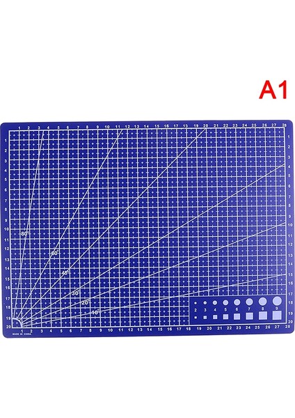 A1 Stili *22CM A4 Izgara Çizgileri Kendiliğinden Iyileşen Kesme Matı Craft Kart Kumaş Deri Kağıt Kurulu (Yurt Dışından)