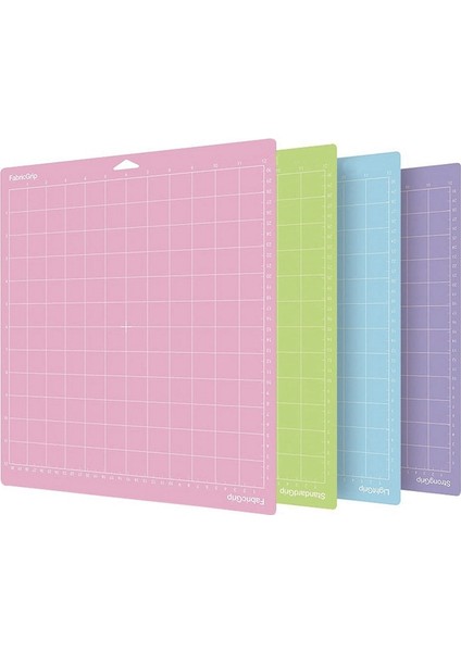 Gösterildiği Gibi Karışık Renkli Pvc Kesme Matı Izgara Kesme Pedleri Cricut Makercameo 4 Için Kesme Plotter Pedi Yedek Aksesuarlar (Yurt Dışından)