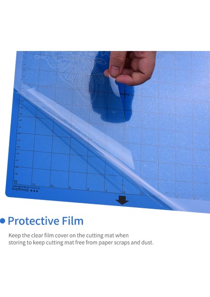 Stronggrip-Mavi Tarzı *12 Inç Kesme Matı Kaymaz Değiştirme Stronggripstandardgriplightgrip Yapıştırıcı Izgaralı Kesme Paspasları Kesme Makinesi (Yurt Dışından) modelleri