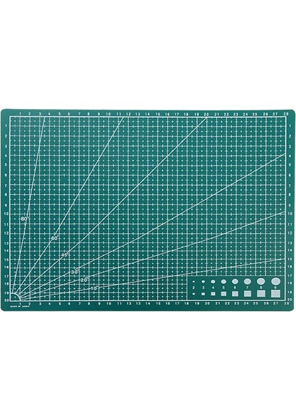 No.1 Tarzı A4 Pvc Çift Taraflı Izgara Çizgileri Kesme Tahtası Mat Kendiliğinden Iyileşen Kesme Pedi Dıy Cricut Aksesuarları Üreticisi Panoları Kağıt Için Taban (Yurt Dışından)