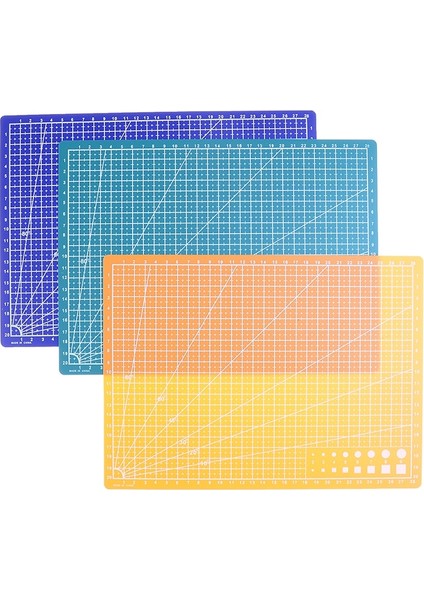 A4 Yeşil Stil Çift Taraflı Kesme Matı A4 Dayanıklı Kesim Pedi Patchwork Aracı El Yapımı Kesme Plakası Karanlık Okul Malzemeleri cm (Yurt Dışından) indirimleri