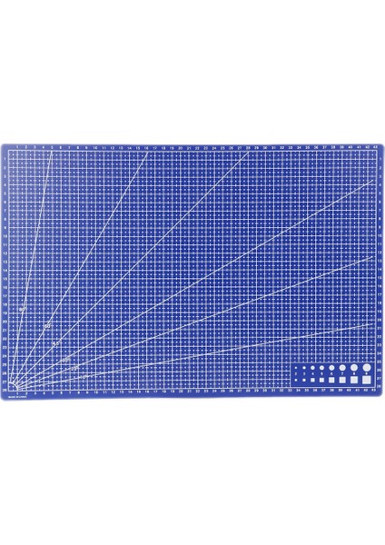 Mavi Stil A4 A4 Pvc Dikdörtgen Izgara Çizgileri Kesme Mat Aracı Plastik El Sanatları Diy Araçları 45CM * 30CM (Yurt Dışından)