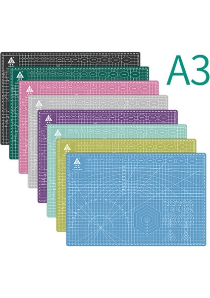 Mor Tarzı A3 Paspas A3 Pvc Kesme Tahtası Mat Patchwork Mat Kesme Mat Patchwork Aracı Manuel Diy Aracı Çift Taraflı Kendiliğinden Iyileşen Gravür Versiyonu (Yurt Dışından) indirimleri