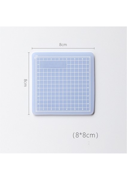 8X8CM Tarzı Çok Boyutlu Pvc Kesme Matı Patchwork Kesim Pedi Araçları Dayanıklı Dıy El Yapımı Kendi Kendini Iyileştiren Kesme Plakası Oyma Sanatı Aracı Cricut Araçları (Yurt Dışından)