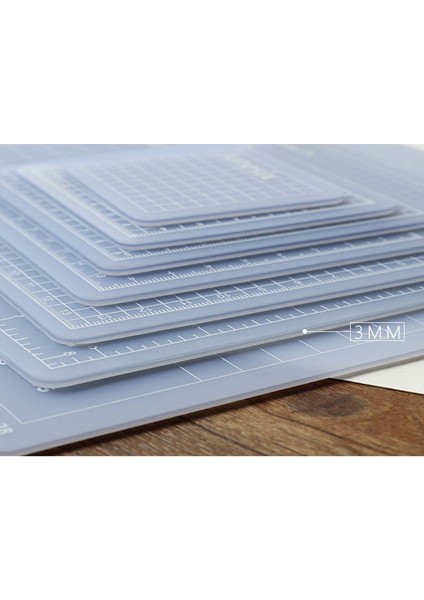 Bir Stil Yarı-Şeffaf Tampon Tahtası Pvc Kesme Tahtası El Hesabı Diy Aracı Bıçak Pedi Mini Şeffaf Kendiliğinden Iyileşen A4KESME Pedi (Yurt Dışından) fırsatları